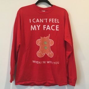 Gingerbread Man Long Sleeve Holiday Tee
